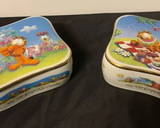 013 Danbury Mint Garfield Music Box Collection 1 Of 2