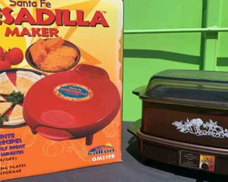 Quesadilla Maker And West Bend Slow Cooker