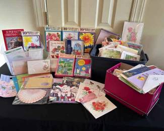 Large Mystery Lot Of Cards Greeting