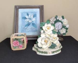 Magnolia 4 Piece Home Decor Bundle