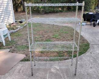 Metal 4 Tier Shelving Unit
