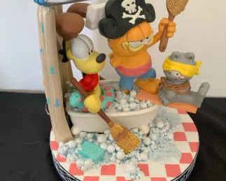 Danbury Mint Anchors Aweigh Garfield Music Figurine