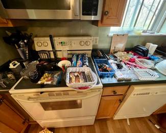 Misc. Kitchen Supplies and Misc. Junk Drawer Items