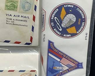 Grp Lot 50+ Space Motif Stamps & Ephemera
