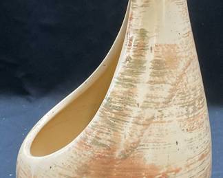 MCM Vintage Art Pottery Teardrop Vase Planter