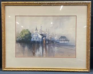 Signed Paul Landry Ltd Edt Regatta Lithograph COA