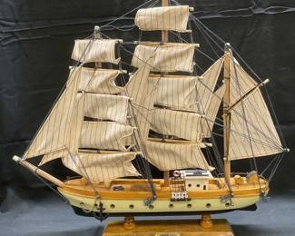 Vintage Gorch Flock Sailing Ship Model