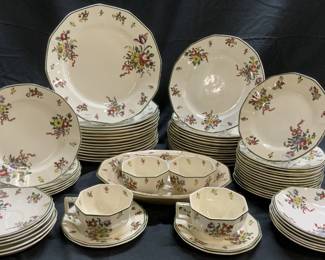 ROYAL DOULTON OLD LEEDS SPRAYS Porc Set 65