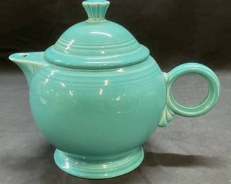 Vtg Homer Laughlin Fiesta Ceramic Teapot