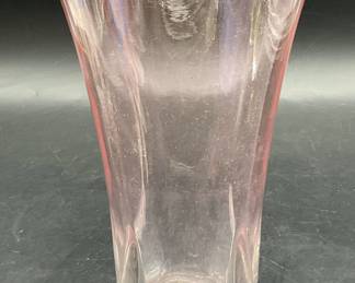 FTD Pink Art Glass Vase