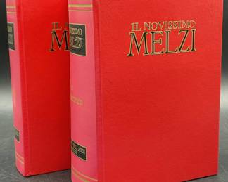 Lot 2 1972 IL NOVISSIMO MELZI Illustrated Books