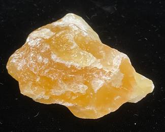 Orange Calcite Semiprecious Stone Specimen