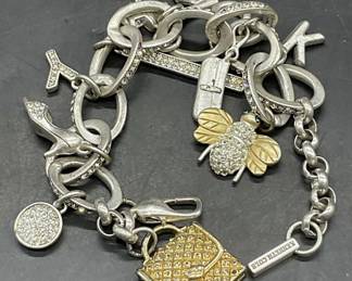 KENNETH COLE KCNY Chunky Metal Charm Bracelet