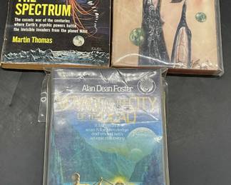 Lot 3 Vintage Science Fiction Adventure Books