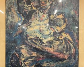 Framed Iver Rose Shows On Lithograph