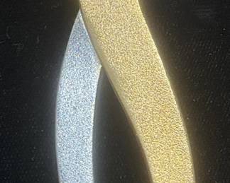 XL Silver & Gold Tone X Pin, 5 Inches Long
