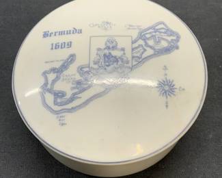 Islands of Bermuda Porcelain Trinket Box