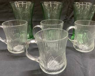 Lot 7 Coca Cola Glass Cups & More