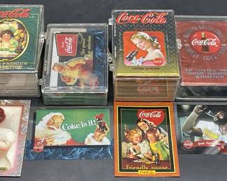 Grp Lot 50+ Coca Cola Collectible Trading Cards