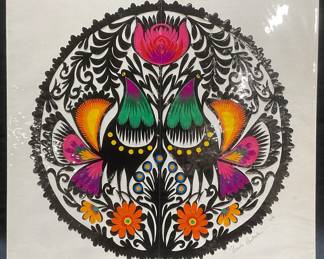 Sgn Bestecka Wycinanka Rooster Paper Cut Out