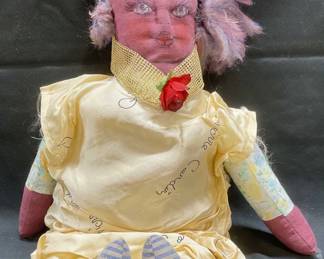 Vintage Handmade Rag Doll