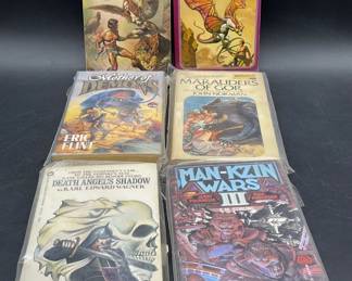 Lot6 Vintage Science Fiction Paperback Books 1965+