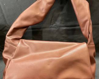 Brown Faux Leather Handbag NWT