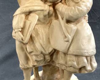 GOING TO SCHOOL Vtg Ceramic Fig Of Children