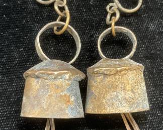 Vintage Handcrafted Bell Earrings