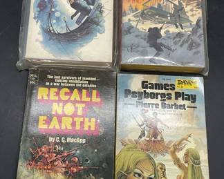 Lot 4 Vintage Science Fiction Adventure Books