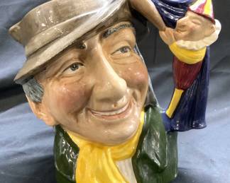 ROYAL DOULTON Punch & Judy Man Pitcher