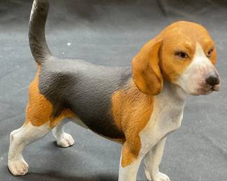Vintage Porcelain Beagle Dog Figural
