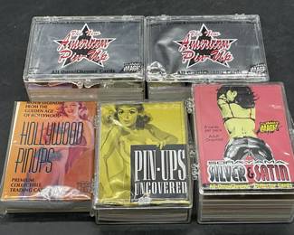 50+ Vintage Collectible Pin Up Trading Cards 1997+