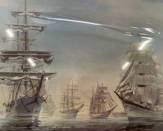Newport 1976 Maritime Lithograph