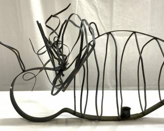 Vintage Hanging Metal Bumblebee Candle Holder