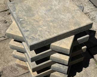15” x 15” concrete pavers