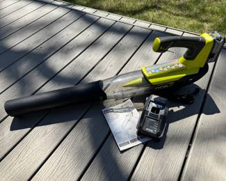 Ryobi battery powered blower