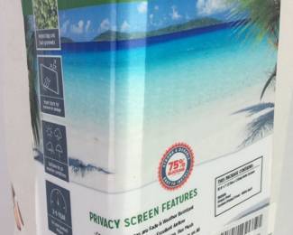 Tropical Ocean Patio/Gazebo Screen