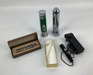 Vintage Microphone, Flashlights and More