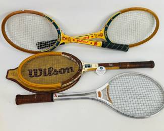 Vintage Hardwick, Every, Newcombe Tennis Racquets