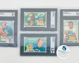 Vintage SGC Graded Football Cards