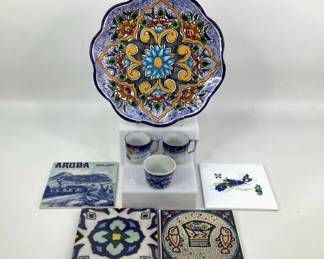 Talavera-Style Plate, Art Tiles and More