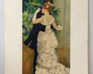 "Dance in the City" Lithograph by Renoir