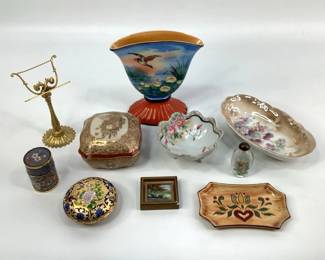 Cloisonne Trinket Boxes and More