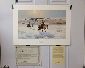 "Winter Trail" by John Clymer