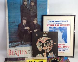 The Beatles, Stevie Ray Vaughan and Other Music Posters