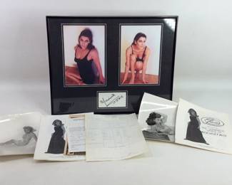 Marina Sirtis Framed Photo and Autograph