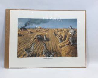 "Sharptails at Harvest Time" by Les C. Kouba