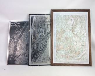 Metal Prints & Topographic Map
