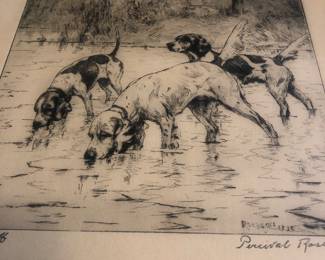 Titled “Cooling Off”. Signed Artwork